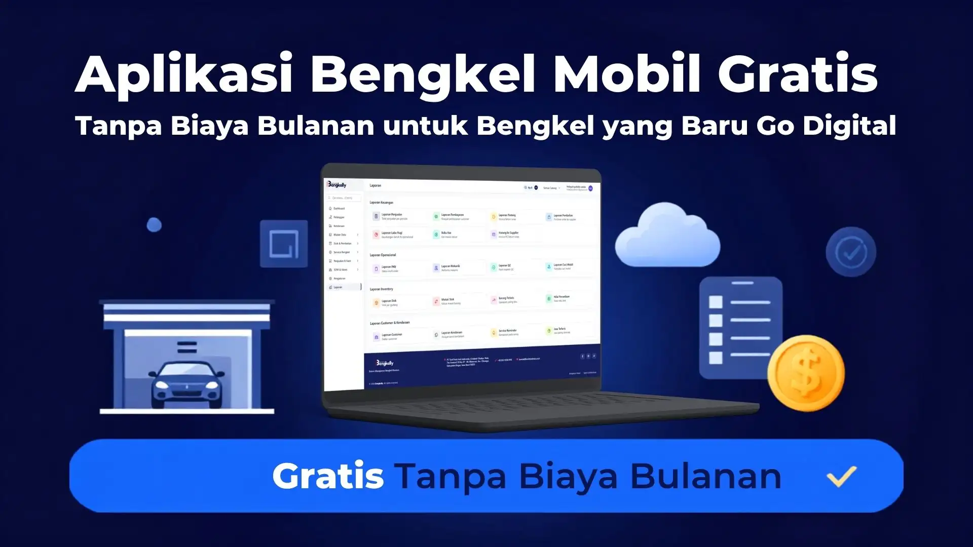 You are currently viewing Aplikasi Bengkel Gratis Tanpa Biaya Bulanan untuk Bengkel yang Baru Go Digital